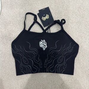 DarcSport Our Fire “Everson Seamless” Huxley Bra in Black